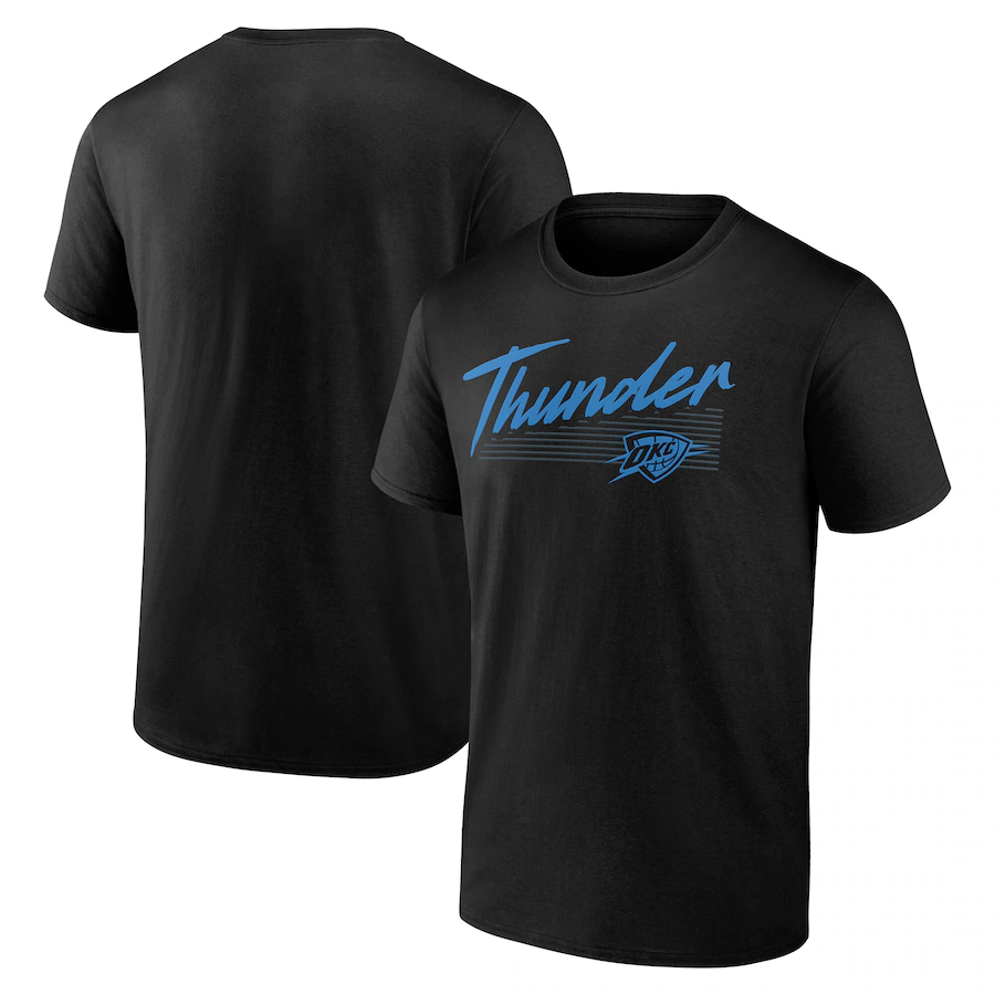Men Oklahoma City Thunder  short T Shirt 2025 style 18